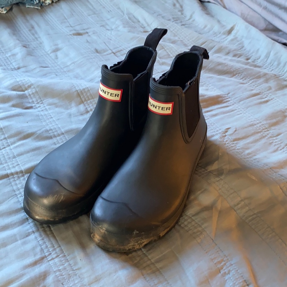 Short Black Hunter Boots